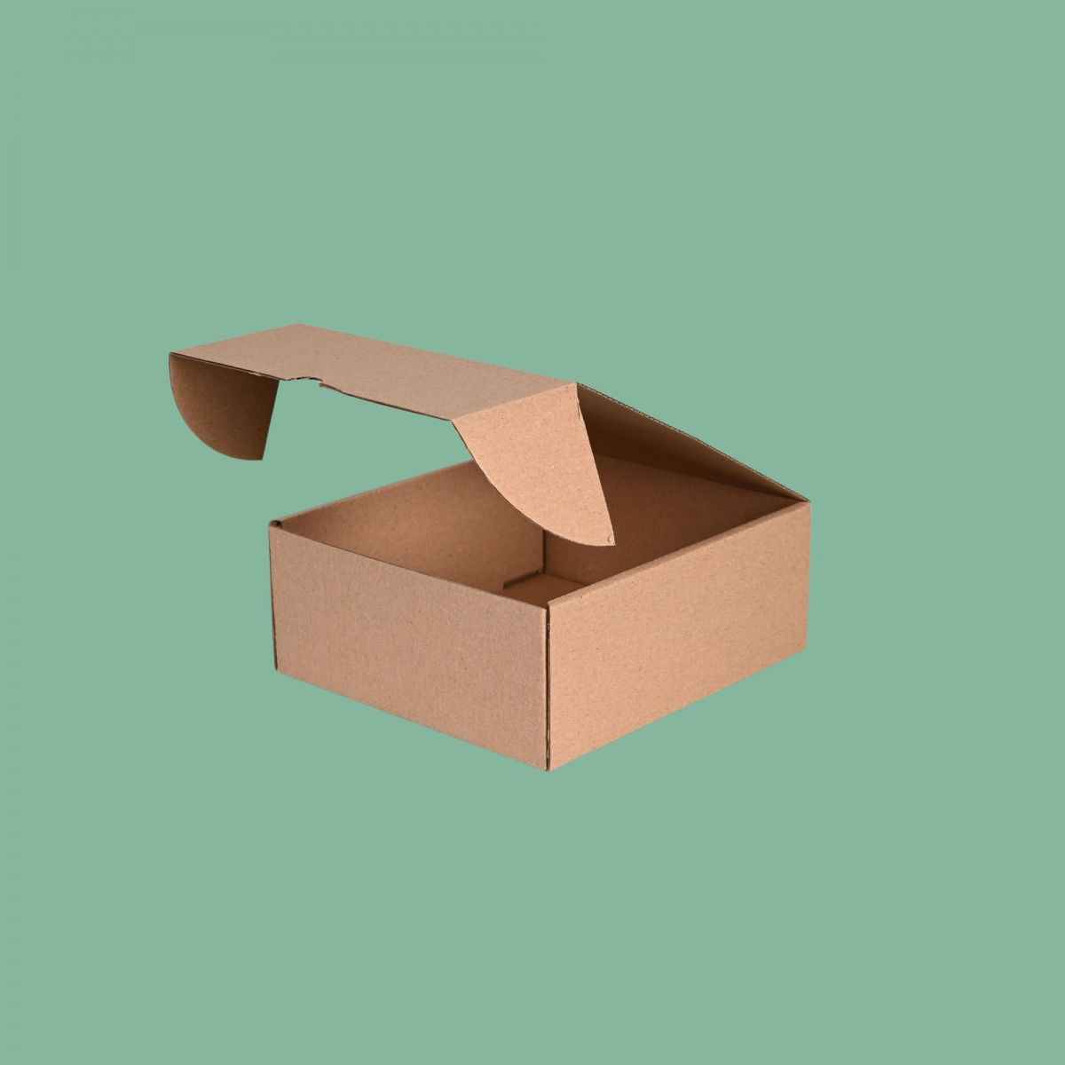 Csomagoló doboz, önzáró, postai kartondoboz 165x145x65mm