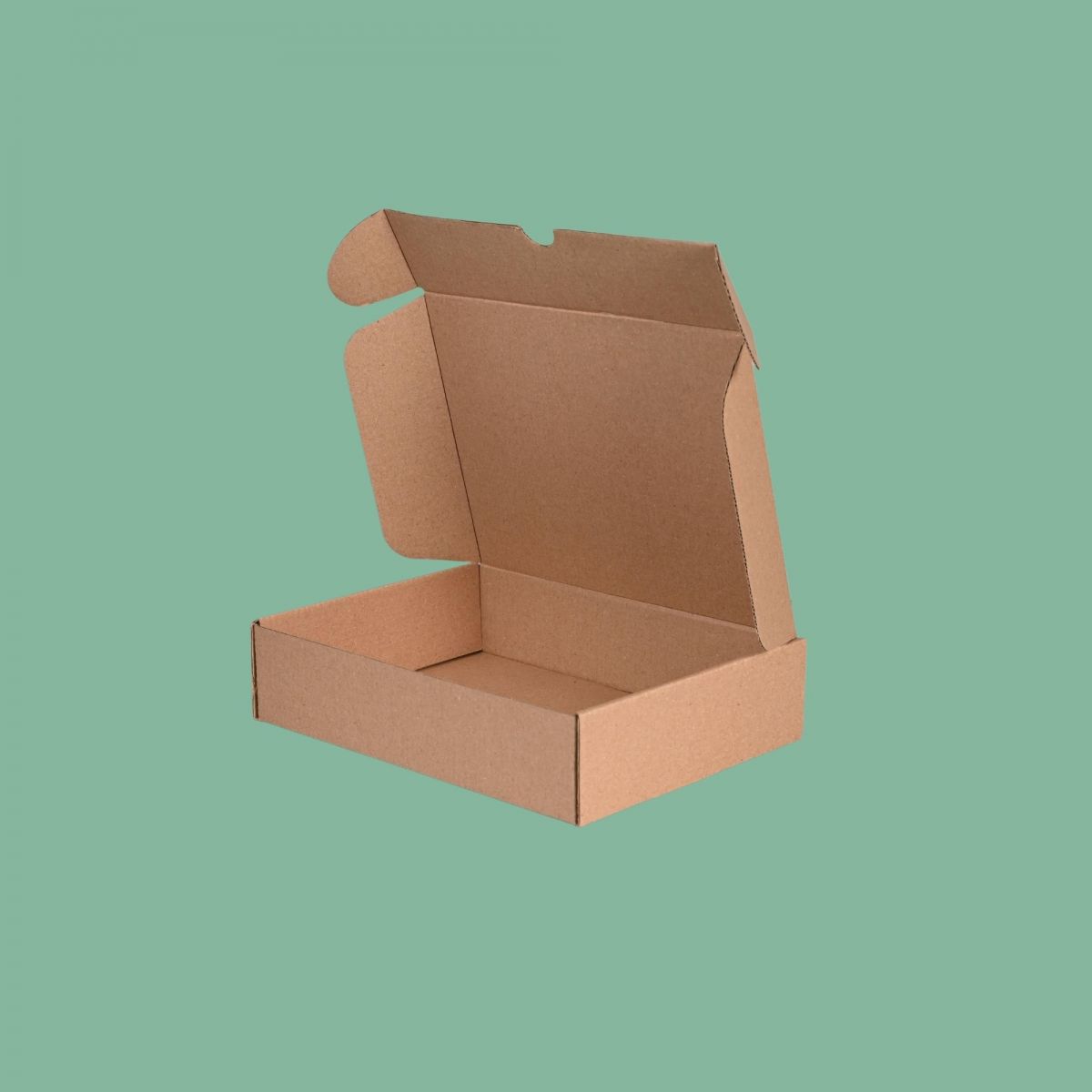 Csomagoló doboz, önzáró, postai kartondoboz 195x145x45mm