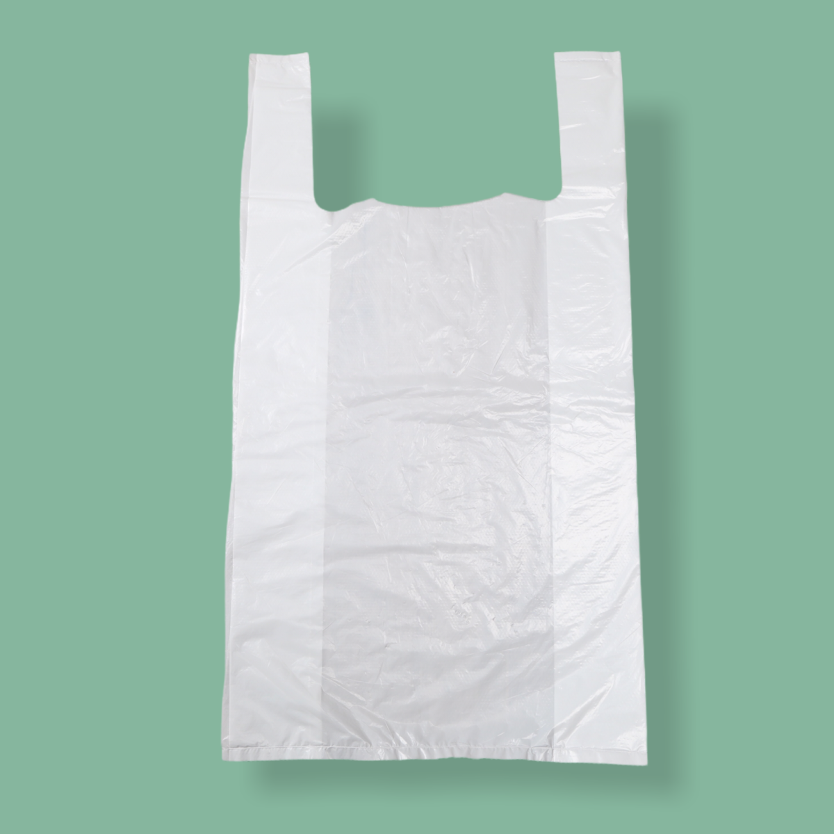 Ingvállas fehér PE táska-280x2x60x500x0,0149mm FEHÉR