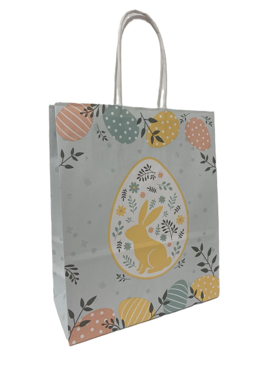 Sodrottfüles papírtáska 22x31+10 cm Húsvéti