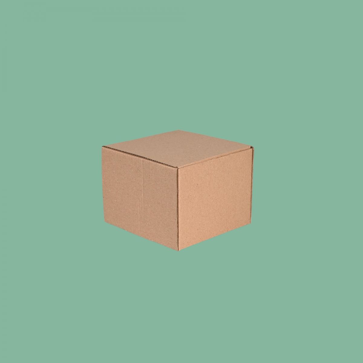 Csomagoló doboz, önzáró, postai kartondoboz 115x110x85mm