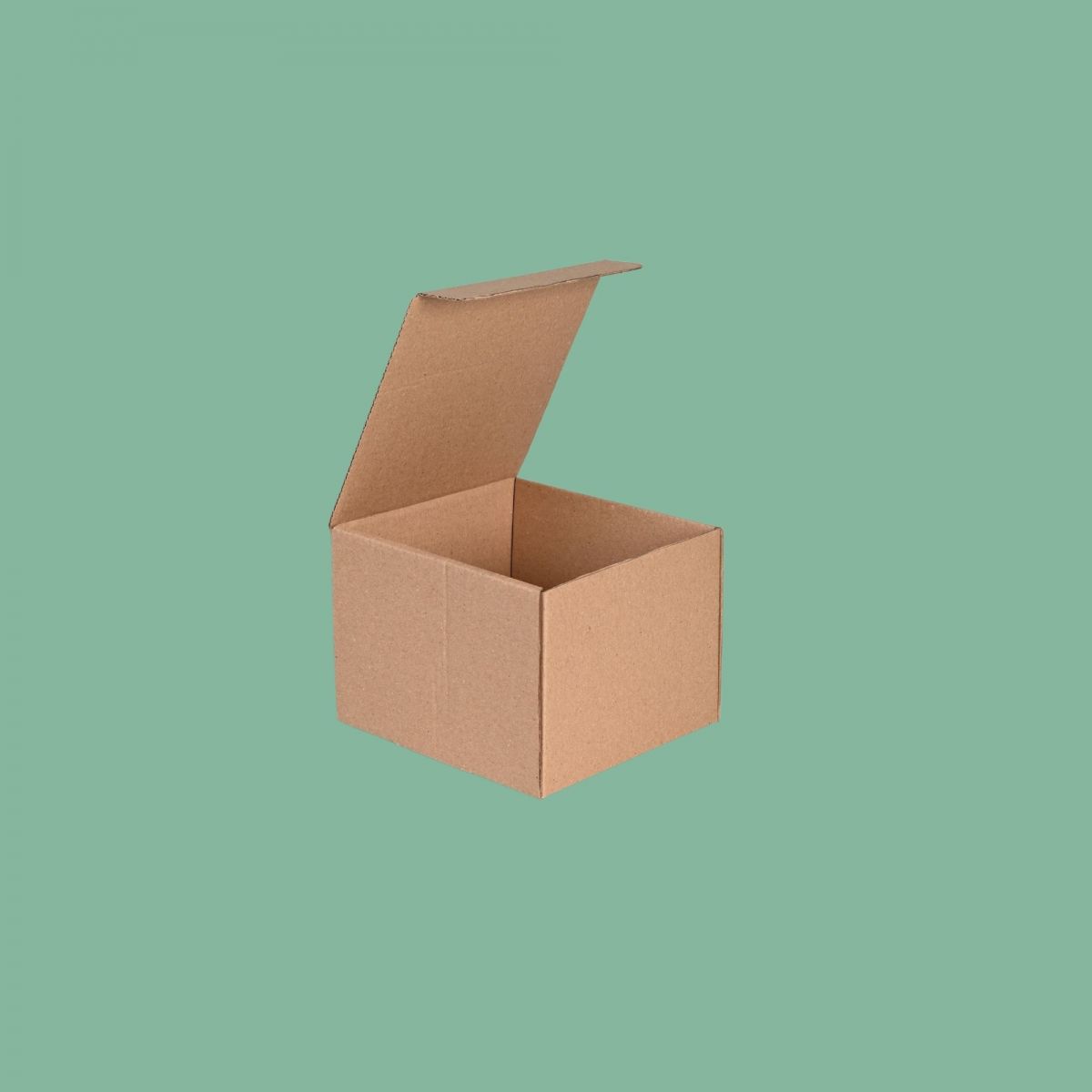 Csomagoló doboz, önzáró, postai kartondoboz 115x110x85mm