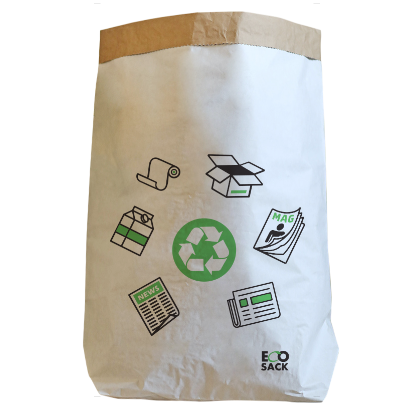 Ecosack szelektív hulladékgyűjtő papírzsák „Papír”